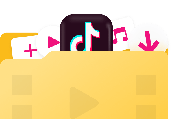 4K Tokkit graphic for downloading TikTok videos from accounts and hashtags