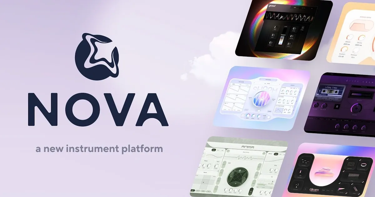 Lunacy Nova music instrument platform official launch artwork