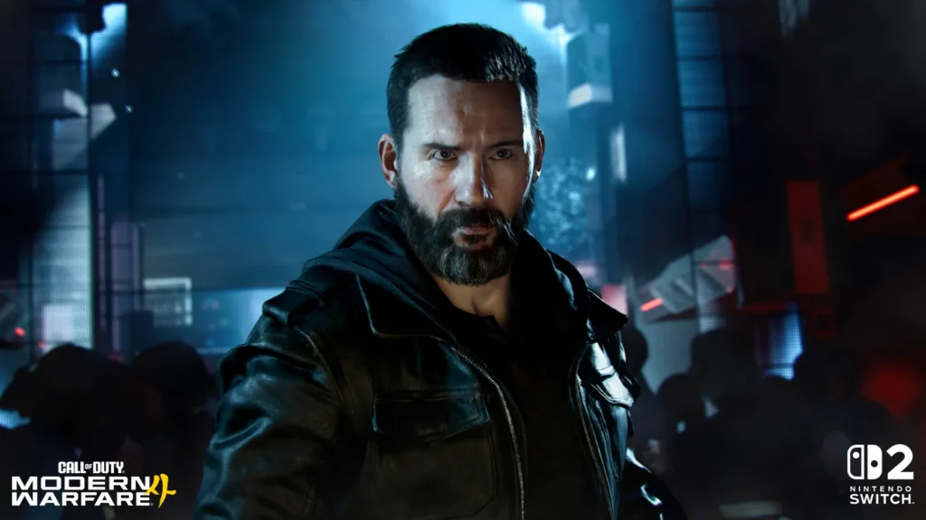 Modern Warfare 4 Captain Price in a blue-lit room