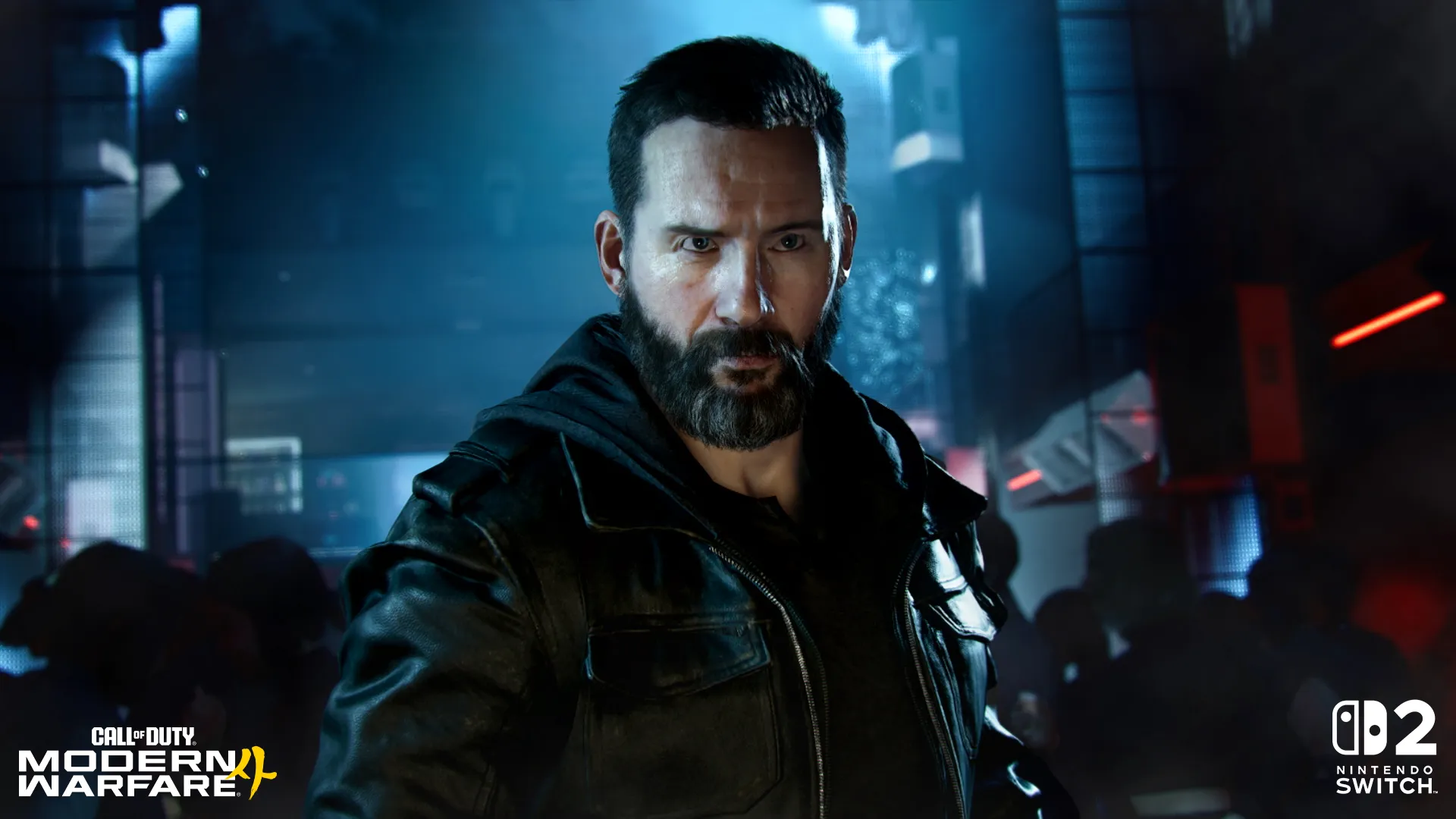 Modern Warfare 4 Captain Price in a blue-lit room
