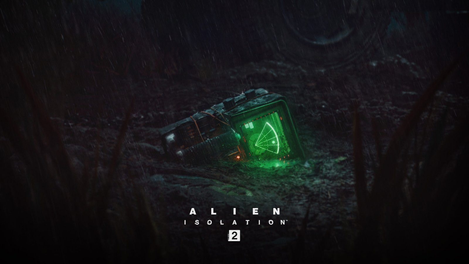 Alien Isolation 2 motion tracker in a storm from the official SEGA wallpaper