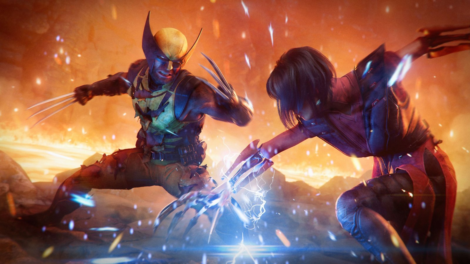 Logan clashes with Lady Deathstrike in official Wolverine imagery