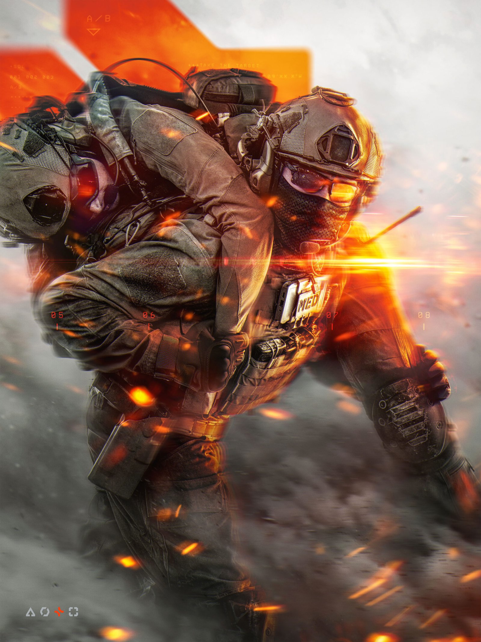 Support carries much of the squad's recovery and resupply workload.