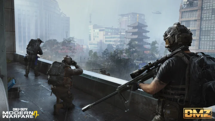 Official Modern Warfare 4 DMZ Forward Operating Base interface screenshot.